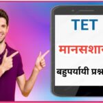 TET मानसशास्त्र बहुपर्यायी प्रश्नसंच teacher eligibility test