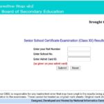 CBSE - Senior School Certificate Examination (Class XII) Results 2026