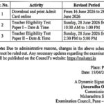 MAHA - TET EXAM 2026 Download and print Admit Card online Revised Schedule