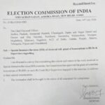 Special Intensive Revision (SIR) of electoral roll- grant of honorarium to BLOs & Supervisor-regardi...