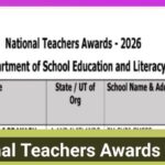 National Teachers Awards - 2026