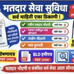 मतदार नोंदणी फॉर्म नं -६, ७, ८ pdf हमीपत्र, घोषणापत्र व मतदार यादीतील नाव पाहण्यासाठी लिंक उपलब्ध vo...